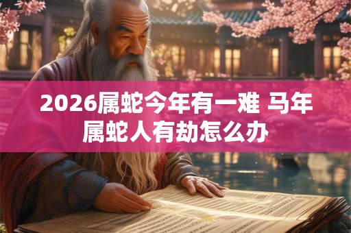 2026属蛇今年有一难 马年属蛇人有劫怎么办