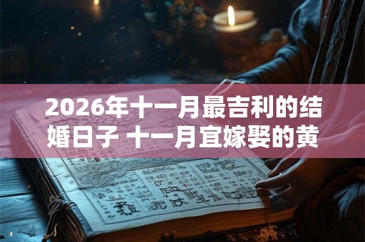2026年十一月最吉利的结婚日子 十一月宜嫁娶的黄道吉日 2026年十一月最吉利的结婚日子 十一月宜嫁娶的黄道吉日
