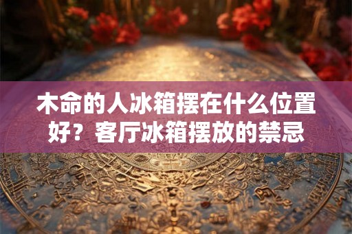 木命的人冰箱摆在什么位置好？客厅冰箱摆放的禁忌