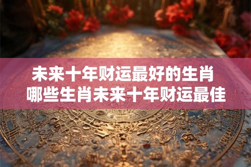 未来十年财运最好的生肖 哪些生肖未来十年财运最佳