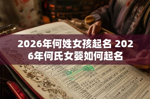 2026年何姓女孩起名 2026年何氏女婴如何起名 2026年何姓女孩起名 2026年何氏女婴如何起名