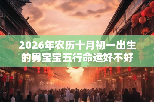 2026年农历十月初一出生的男宝宝五行命运好不好