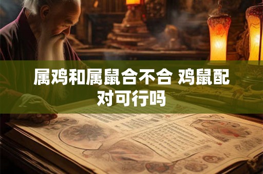 属鸡和属鼠合不合 鸡鼠配对可行吗