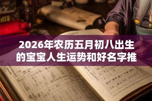 2026年农历五月初八出生的宝宝人生运势和好名字推荐 2026年农历五月初八出生的宝宝人生运势和好名字推荐