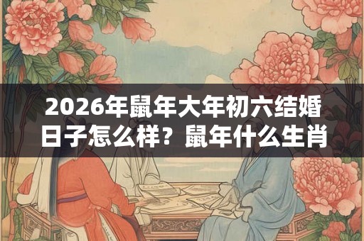 2026年鼠年大年初六结婚日子怎么样？鼠年什么生肖不宜结婚？