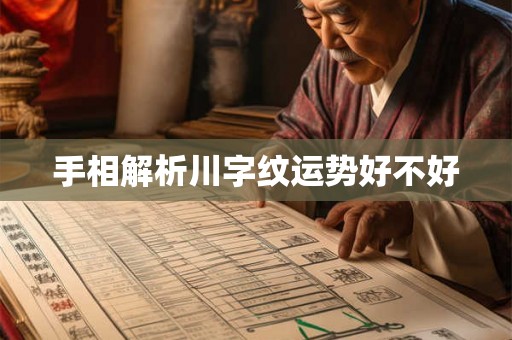 手相解析川字纹运势好不好