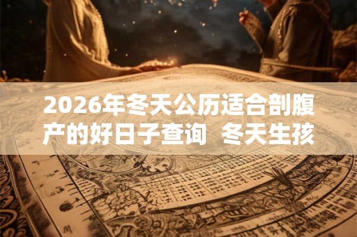 2026年冬天公历适合剖腹产的好日子查询  冬天生孩子注意哪些