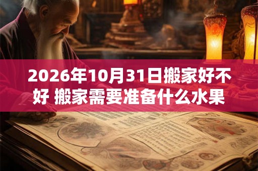 2026年10月31日搬家好不好 搬家需要准备什么水果