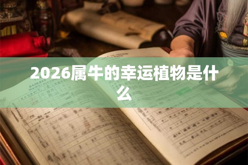 2026属牛的幸运植物是什么 2026属牛的幸运植物是什么