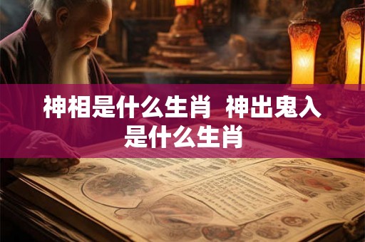 神相是什么生肖  神出鬼入是什么生肖