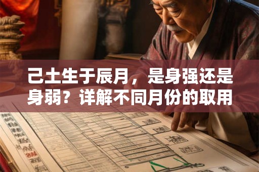 己土生于辰月，是身强还是身弱？详解不同月份的取用方法
