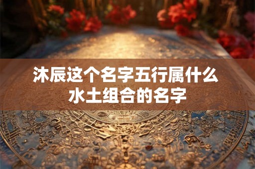 沐辰这个名字五行属什么 水土组合的名字