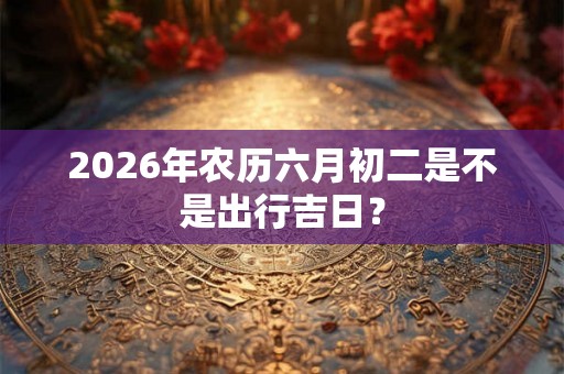 2026年农历六月初二是不是出行吉日? 2026年农历六月初二是不是出行吉日?