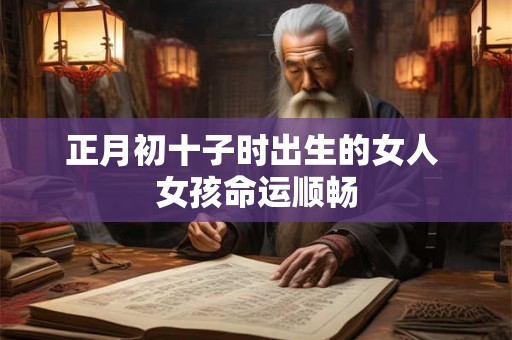 正月初十子时出生的女人 女孩命运顺畅 正月初十子时出生的女人 女孩命运顺畅