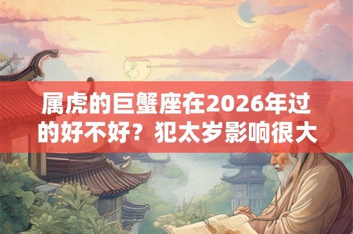 属虎的巨蟹座在2026年过的好不好？犯太岁影响很大吗？