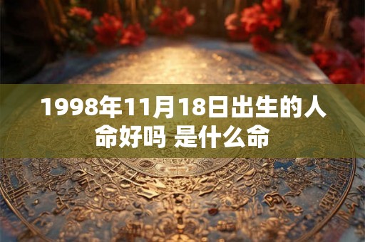 1998年11月18日出生的人命好吗 是什么命