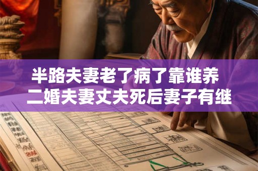 半路夫妻老了病了靠谁养  二婚夫妻丈夫死后妻子有继承权吗