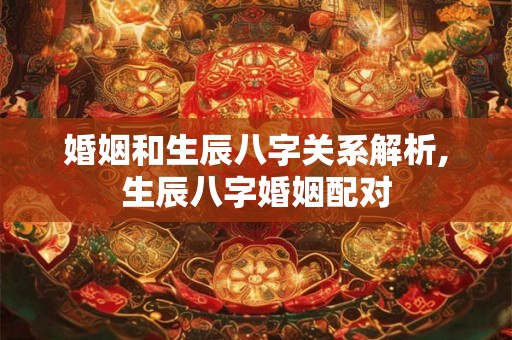 婚姻和生辰八字关系解析,生辰八字婚姻配对 婚姻和生辰八字关系解析,生辰八字婚姻配对