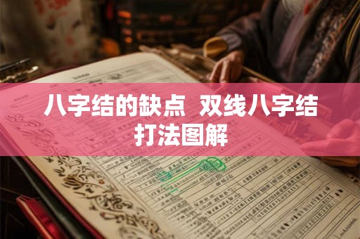 八字结的缺点  双线八字结打法图解