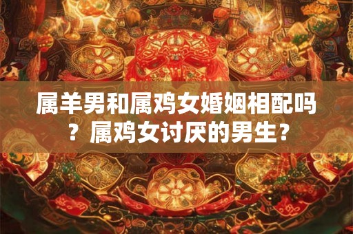 属羊男和属鸡女婚姻相配吗?属鸡女讨厌的男生? 属羊男和属鸡女婚姻相配吗?属鸡女讨厌的男生?