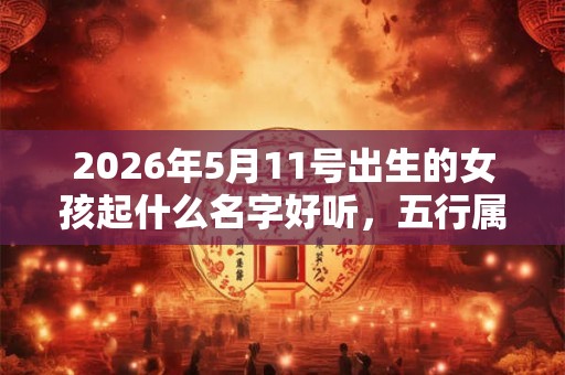 2026年5月11号出生的女孩起什么名字好听，五行属什么