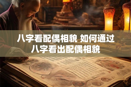 八字看配偶相貌 如何通过八字看出配偶相貌