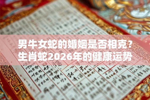 男牛女蛇的婚姻是否相克？生肖蛇2026年的健康运势如何？