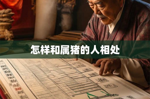 怎样和属猪的人相处