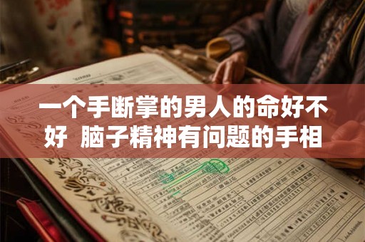 一个手断掌的男人的命好不好 脑子精神有问题的手相 一个手断掌的男人的命好不好 脑子精神有问题的手相
