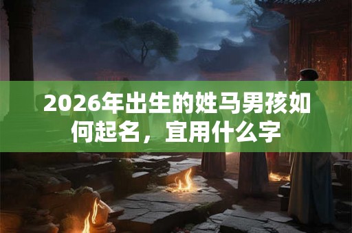 2026年出生的姓马男孩如何起名，宜用什么字