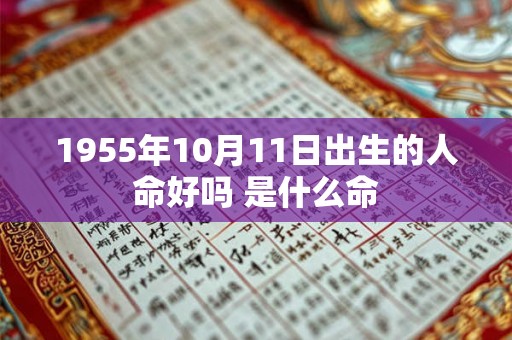 1955年10月11日出生的人命好吗 是什么命