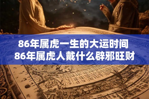 86年属虎一生的大运时间 86年属虎人戴什么辟邪旺财