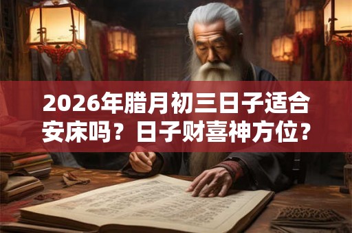 2026年腊月初三日子适合安床吗？日子财喜神方位？