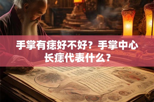手掌有痣好不好？手掌中心长痣代表什么？