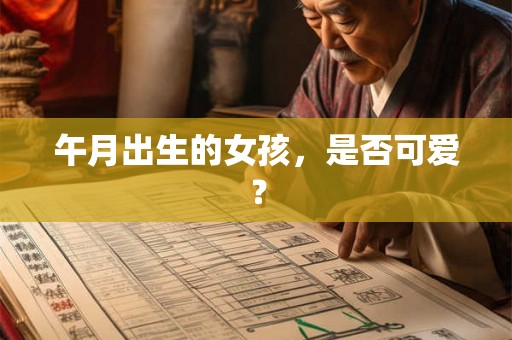 午月出生的女孩，是否可爱？