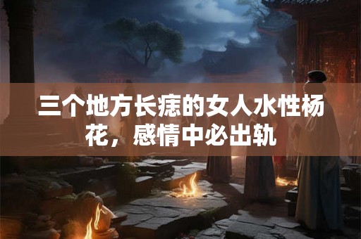 三个地方长痣的女人水性杨花,感情中必出轨 三个地方长痣的女人水性杨花,感情中必出轨
