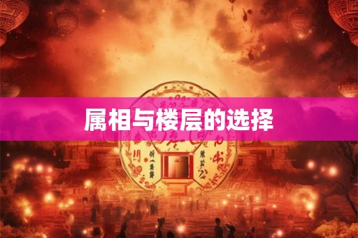 属相与楼层的选择 属相与楼层的选择