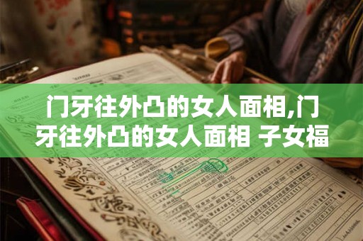 门牙往外凸的女人面相,门牙往外凸的女人面相 子女福气好