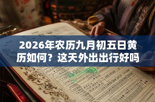 2026年农历九月初五日黄历如何？这天外出出行好吗？