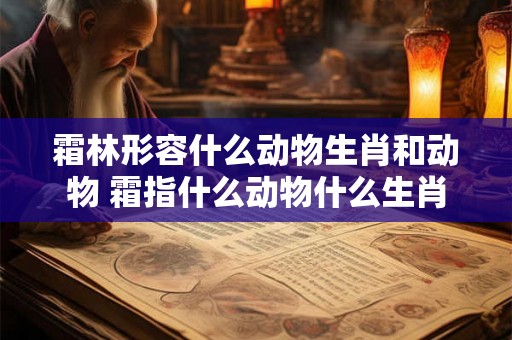 霜林形容什么动物生肖和动物 霜指什么动物什么生肖