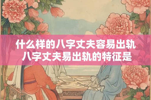 什么样的八字丈夫容易出轨 八字丈夫易出轨的特征是什么