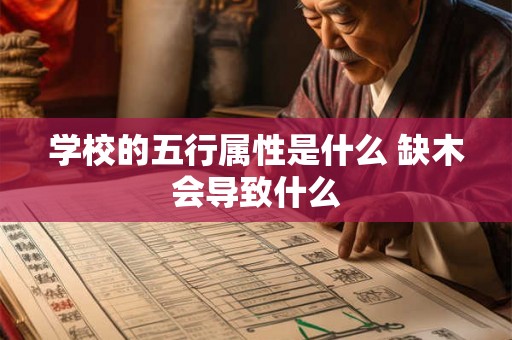 学校的五行属性是什么 缺木会导致什么