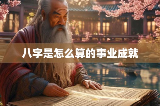 八字是怎么算的事业成就 八字是怎么算的事业成就