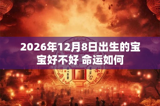 2026年12月8日出生的宝宝好不好 命运如何