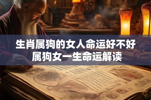 生肖属狗的女人命运好不好 属狗女一生命运解读 生肖属狗的女人命运好不好 属狗女一生命运解读