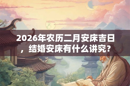 2026年农历二月安床吉日,结婚安床有什么讲究? 2026年农历二月安床吉日,结婚安床有什么讲究?