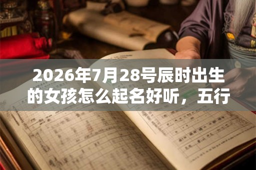 2026年7月28号辰时出生的女孩怎么起名好听，五行是什么？