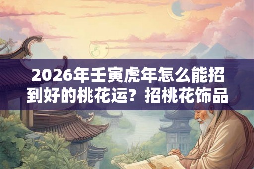 2026年壬寅虎年怎么能招到好的桃花运？招桃花饰品有哪些？