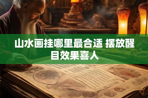 山水画挂哪里最合适 摆放醒目效果喜人