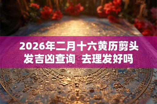 2026年二月十六黄历剪头发吉凶查询  去理发好吗